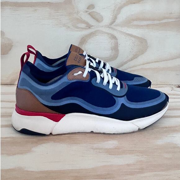 Cole Haan - Grand Sport - Trainer Shoes - Blue - Men's - 13M - C33046 - Picture 1 of 9